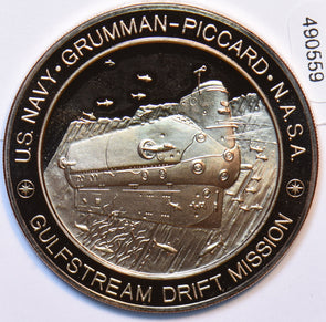 1969 Medal Proof Gulfstream Drift Mission Commemorative 490559 combine shippin