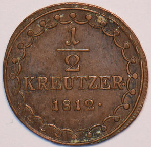 Austria 1812 1/2 Kreuzer 295044 combine shipping