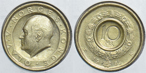 Norway 1985 10 Kroner 904794 combine shipping