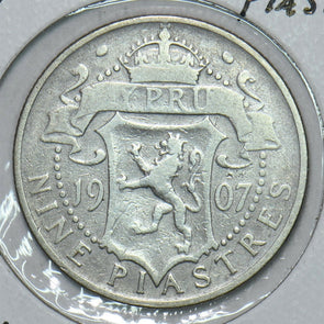 Cyprus 1907 9 Piastres C0419 combine shipping