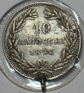 Vatican 1846 10 Baiocchi 195536 combine shipping