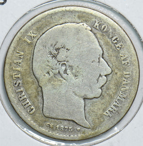 Denmark 1875 Krone Porpoise 198264 combine shipping
