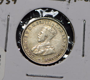 Australia 1934 3 Pence Kangaroo animal Moorhen  191202 combine shipping