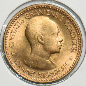 Ghana 1958 1/2 Penny 0 197770 combine shipping