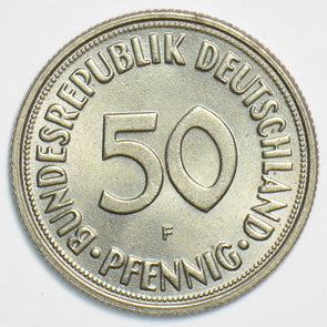 Germany 1950 50 Pfennig 197481 combine shipping