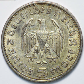 Germany 1935 5 Mark Eagle animal 240152 combine shipping