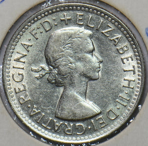 Australia 1960 Shilling Merino ram animal 902745 combine shipping