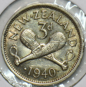 New Zealand 1940 3 Pence 903636 combine shipping