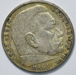 Germany 1937 2 Mark Eagle animal 193442 combine shipping