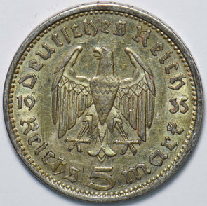 Germany 1935 5 Mark Eagle animal 240158 combine shipping