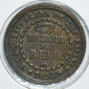 Spain 1853 A 1/10 Real 299115 combine shipping