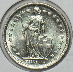 Switzerland 1964 1/2 Franc 295634 combine shipping