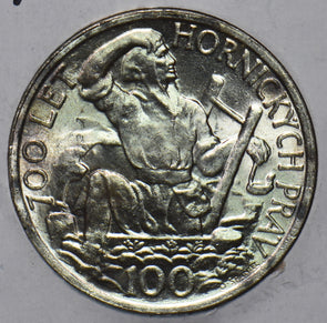 Czechoslovakia 1949 100 Korun Lion animal 294557 combine shipping