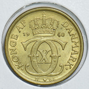 Denmark 1940 Half Krone 491541 combine shipping