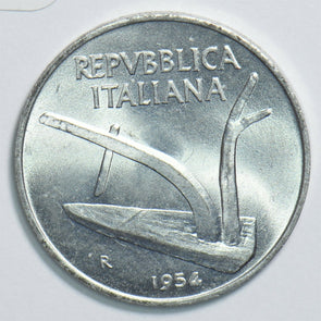 Italy 1954 10 Lire 0 298630 combine shipping