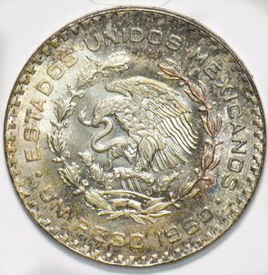 Mexico 1960 Silver Peso Eagle animal 293193 combine shipping