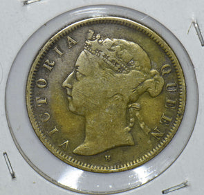 Straits Settlements 1900 Queen Victoria 20 Cents 291135 combine shipping