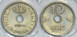 Norway 1949 10 Ore 153893 combine shipping