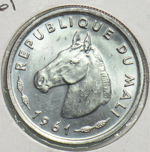 Mali 1961 10 Francs Horseanimal 197874 combine shipping