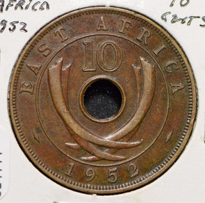 East Africa 1952 10 Cents  901777 combine shipping