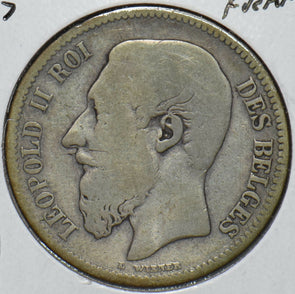 Belgium 1867 2 Francs 195363 combine shipping