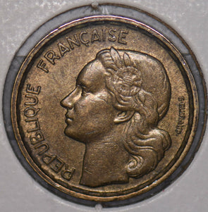 France 1952 10 Francs Rooster animal  900431 combine shipping