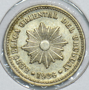 Uruguay 1936 Centesimo 298947 combine shipping