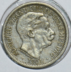 Luxembourg 1901 10 Centimes 198754 combine shipping