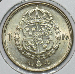 Sweden 1949 Krona 240434 combine shipping