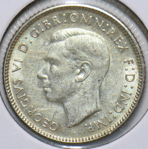 Australia 1942 6 Pence Kangaroo animal Ostrich Georgivs VI 902225 combine shippi