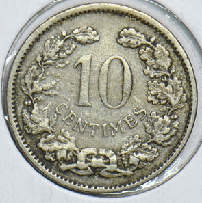 Luxembourg 1901 10 Centimes 198803 combine shipping