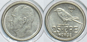 Norway 1968 25 Ore Bird 904819 combine shipping