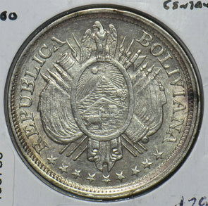 Bolivia 1900 50 Centavos 490780 combine shipping