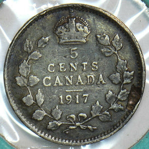Canada 1917 5 Cents 153183 combine shipping
