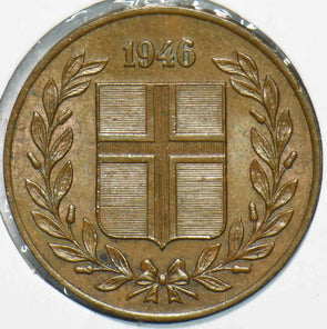 Iceland 1946 5 Aurar 192392 combine shipping