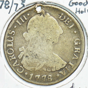 Chile 1778 2 Reales C0425 combine shipping