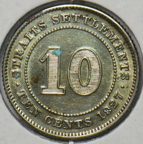 Straits Settlements 1927 10 Cents 193493 combine shipping