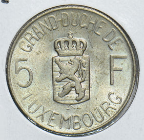 Luxembourg 1962 5 Francs 198561 combine shipping
