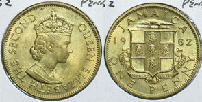 Jamaica 1962 Penny 198469 combine shipping