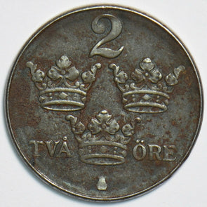 Sweden 1946 2 Ore 152871 combine shipping