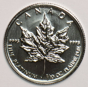 Canada 1999 5 Dollars platinum 1/10oz Platinum Maple GL0171 combine shipping