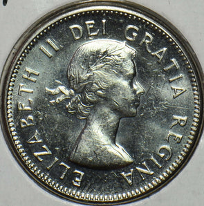 Canada 1964 5 Cents Beaver animal UNC 152331 combine shipping