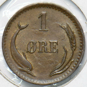 Denmark 1880 Ore Porpoise animal 490370 combine shipping
