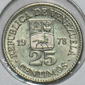 Venezuela 1978 25 Centimos 152709 combine shipping