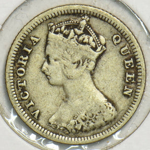 Hong Kong 1889 10 Cents 153321 combine shipping