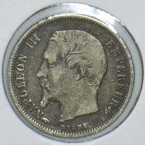 France 1858 Napoleon III 50 Centimes 291332 combine shipping
