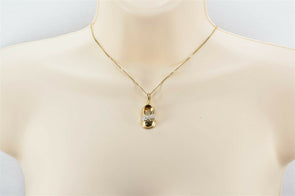 14K Gold Diamond Pendant GP0013