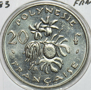 French Polynesia 1983 20 Francs 196898 combine shipping