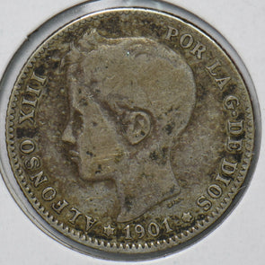 Spain 1901 Peseta 193188 combine shipping
