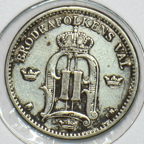 Sweden 1902 25 Ore 152753 combine shipping